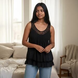 Vintage Oscar de la Renta Pink Label Lace Camisole Night Tank Top